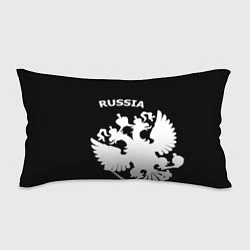 Подушка-антистресс Russia: Black Edition, цвет: 3D-принт