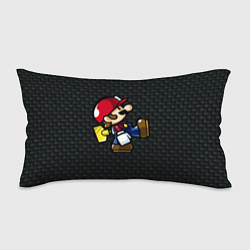 Подушка-антистресс Super Mario: Black Brick, цвет: 3D-принт