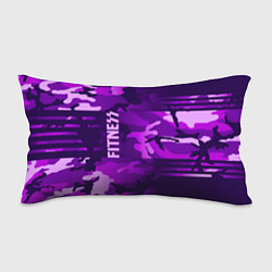 Подушка-антистресс Fitness: Camo Violet, цвет: 3D-принт