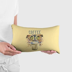 Подушка-антистресс Owls like coffee, цвет: 3D-принт — фото 2