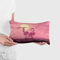 Подушка-антистресс Фламинго, цвет: 3D-принт — фото 2