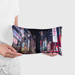 Подушка-антистресс Ночной Токио, цвет: 3D-принт — фото 2