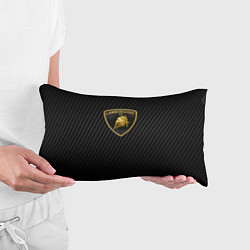 Подушка-антистресс Lamborghini logo n carbone, цвет: 3D-принт — фото 2