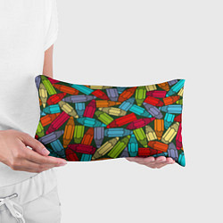 Подушка-антистресс Детские цветные карандаши арт, цвет: 3D-принт — фото 2