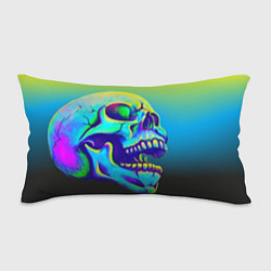 Подушка-антистресс Neon skull, цвет: 3D-принт