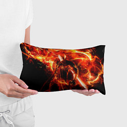 Подушка-антистресс Данте в огне, цвет: 3D-принт — фото 2