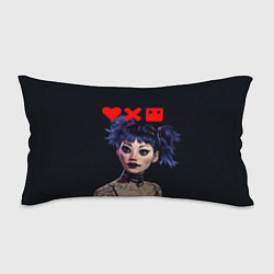 Подушка-антистресс Love, Death and Robots Lora Z, цвет: 3D-принт