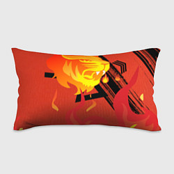 Подушка-антистресс Огненный лев, цвет: 3D-принт