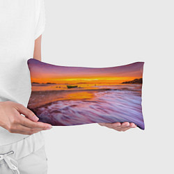 Подушка-антистресс Закат на пляже, цвет: 3D-принт — фото 2