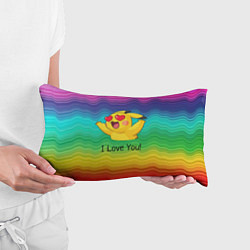 Подушка-антистресс Влюбленный пикачу, цвет: 3D-принт — фото 2