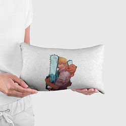 Подушка-антистресс Дэндзи, Почита и бензопила, цвет: 3D-принт — фото 2