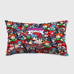 Подушка-антистресс FRIDAY NIGHT FUNKIN ВСЕ ПЕРСОНАЖИ, цвет: 3D-принт