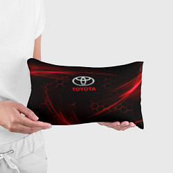 Подушка-антистресс Toyota Неоновые соты, цвет: 3D-принт — фото 2