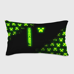 Подушка-антистресс MINECRAFT NEON LOGO CREEPER, цвет: 3D-принт