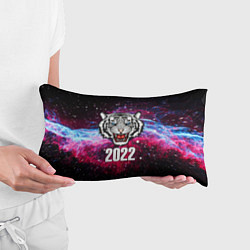 Подушка-антистресс ЧЁРНЫЙ ТИГР НОВЫЙ ГОД 2022 GRAY TIGER NEW YEAR, цвет: 3D-принт — фото 2