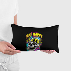 Подушка-антистресс Fake Happy Фальшивое счастье, цвет: 3D-принт — фото 2