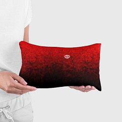 Подушка-антистресс MU red-black, цвет: 3D-принт — фото 2