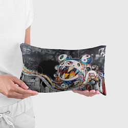 Подушка-антистресс Стрит-арт Такаси Мураками, цвет: 3D-принт — фото 2