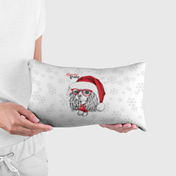 Подушка-антистресс Happy Christmas: кокер спаниель, цвет: 3D-принт — фото 2