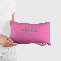 Подушка-антистресс Mr Beast Donut Pink edition, цвет: 3D-принт — фото 2