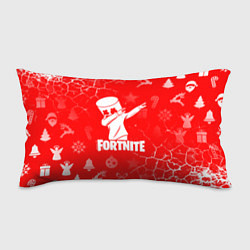 Подушка-антистресс Fortnite - Marshmello новогодний, цвет: 3D-принт