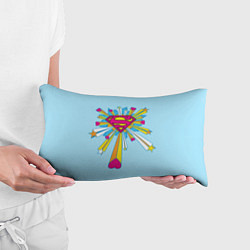 Подушка-антистресс Logo The 14th of February Superman, цвет: 3D-принт — фото 2