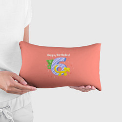 Подушка-антистресс Шестой день рождения, цвет: 3D-принт — фото 2