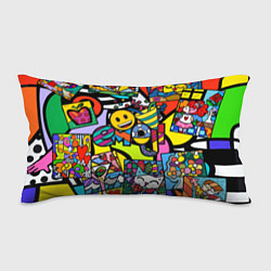 Подушка-антистресс Romero Britto - emoji, цвет: 3D-принт