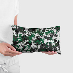 Подушка-антистресс Зелено-черный камуфляж, цвет: 3D-принт — фото 2