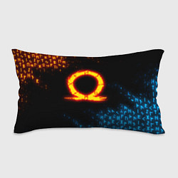 Подушка-антистресс GOD OF WAR CRATOS FIRE SYMBOL RUNE, цвет: 3D-принт