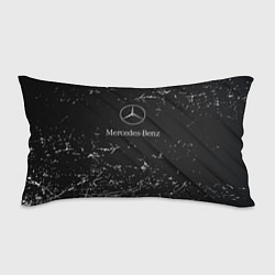 Подушка-антистресс Mercedes-Benz штрихи black, цвет: 3D-принт