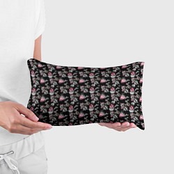 Подушка-антистресс Абстрактный черно-розовый узор, цвет: 3D-принт — фото 2
