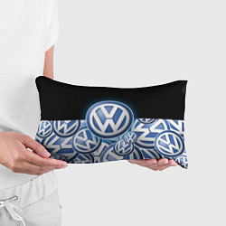 Подушка-антистресс Volkswagen Большое лого паттерн, цвет: 3D-принт — фото 2