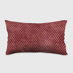 Подушка-антистресс Gold & Red pattern, цвет: 3D-принт