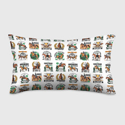 Подушка-антистресс Конный спорт Паттерн, цвет: 3D-принт