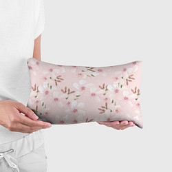 Подушка-антистресс Розовые цветы весны, цвет: 3D-принт — фото 2