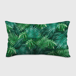Подушка-антистресс Tropical plants pattern, цвет: 3D-принт