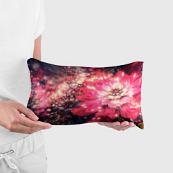 Подушка-антистресс Нежные цветы и блестки, цвет: 3D-принт — фото 2