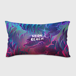 Подушка-антистресс Neon beach, цвет: 3D-принт
