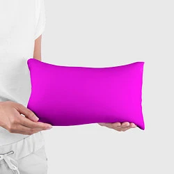 Подушка-антистресс Однотонный розовый неоновый Пион, цвет: 3D-принт — фото 2