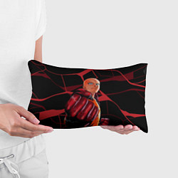 Подушка-антистресс Ванпанчмен- человек одного удара, цвет: 3D-принт — фото 2