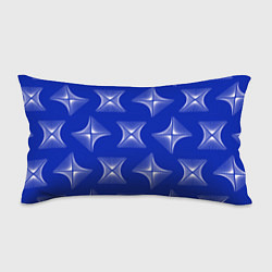 Подушка-антистресс ABSTRACT PATTERN ON A BLUE BACKGROUND, цвет: 3D-принт
