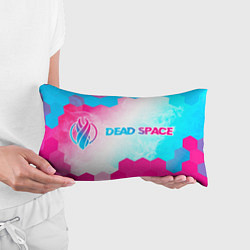 Подушка-антистресс Dead Space Neon Gradient, цвет: 3D-принт — фото 2