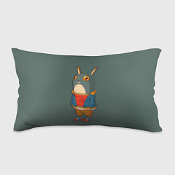 Подушка-антистресс Задумчивый кролик, цвет: 3D-принт