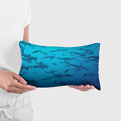 Подушка-антистресс Акулы - океан, цвет: 3D-принт — фото 2