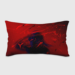 Подушка-антистресс Абстрактная краски и фигура - Красный, цвет: 3D-принт