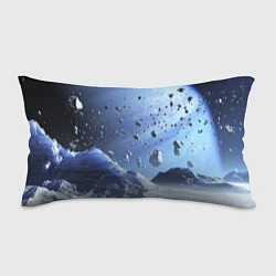 Подушка-антистресс Космический пейзаж с ледяными скалами, цвет: 3D-принт