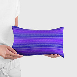 Подушка-антистресс Узор в стиле бохо на фиолетовом фоне, цвет: 3D-принт — фото 2