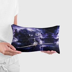 Подушка-антистресс Ту-154 Ночные полет, цвет: 3D-принт — фото 2