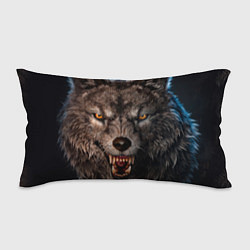 Подушка-антистресс Морда злого волка, цвет: 3D-принт